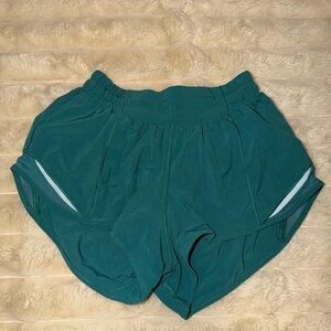 Lululemon Athletica Teal Athletic Shorts